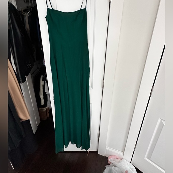 Reformation Ingrid dress in emerald NWT - Picture 3 of 6
